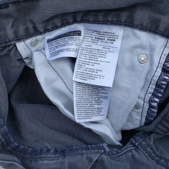 *SOLD* Levi's 505 Straight Jeans 36x34 - Picture 4 of 7